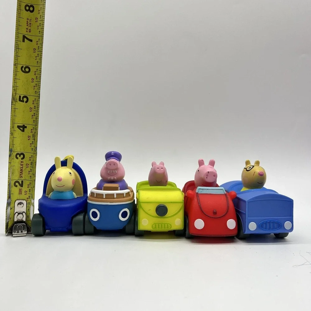 Peppa Pigs Mini Buggies Collection Set Of 5‎ Toy Cars Kids Cartoon